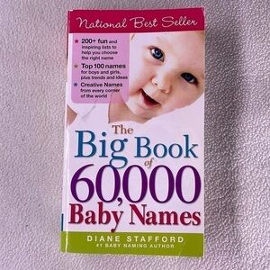 🟢 The Big Book of 60,000 Baby Names by Diane Stafford